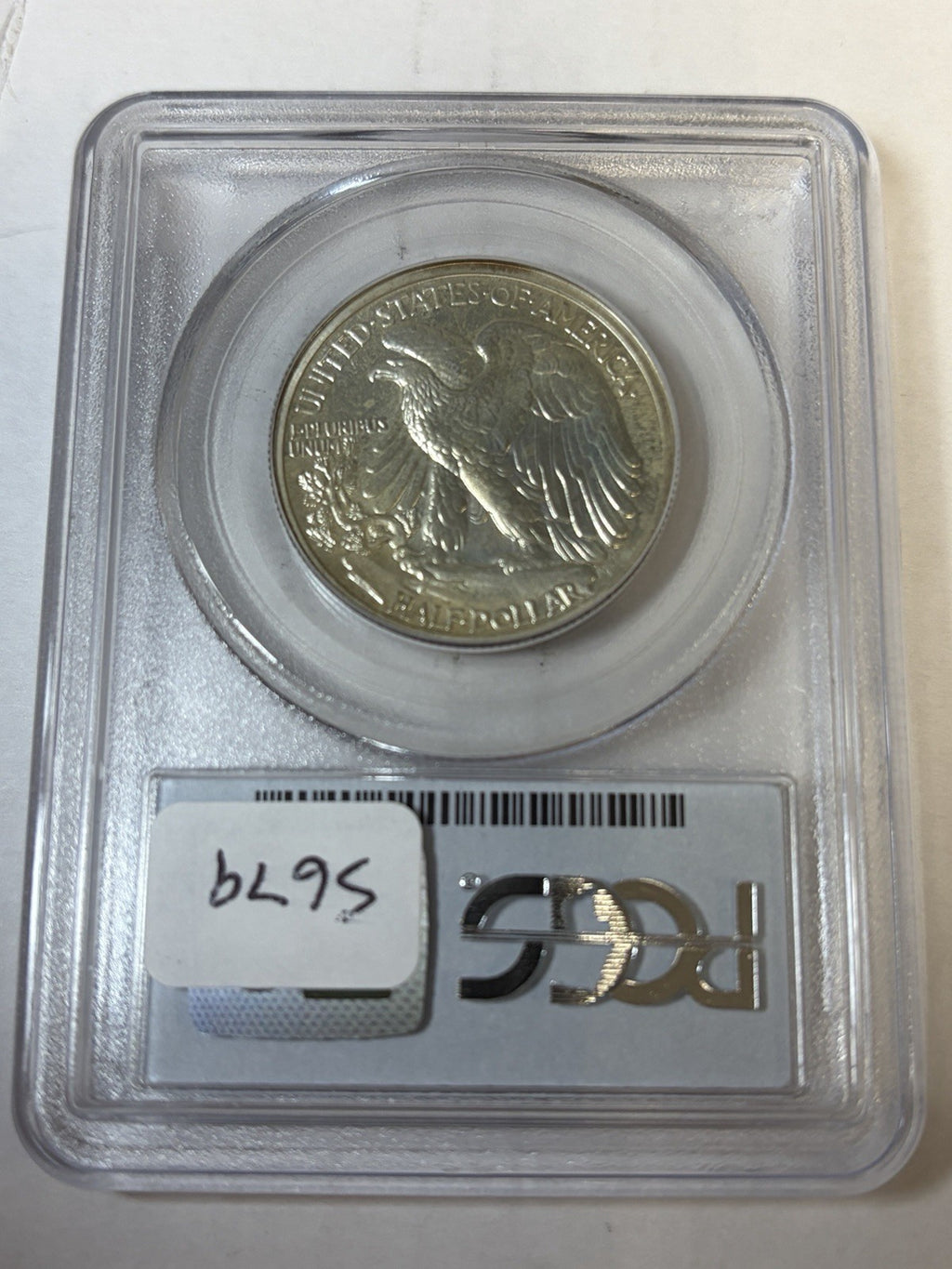 1942 PCGS PR66 CAC Walking Liberty Half Dollar Toned