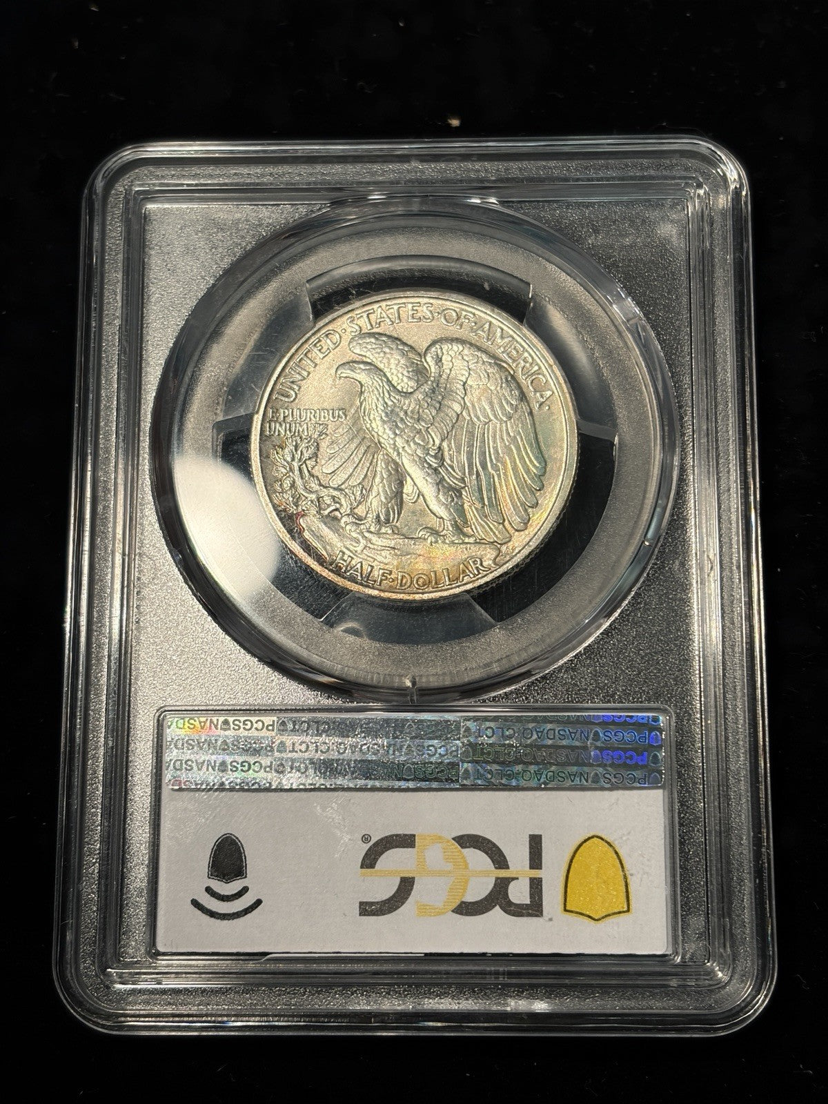 1941-D PCGS MS67+ CAC Walking Liberty Half Dollar Toned