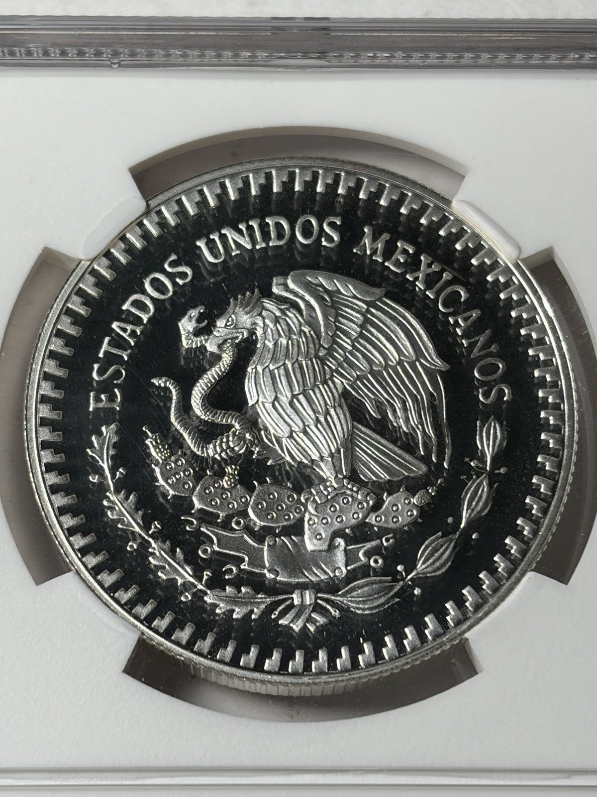 1991 Mo NGC PF69 Ultra Cameo Mexico 1 Onza Libertad PROOF Silver