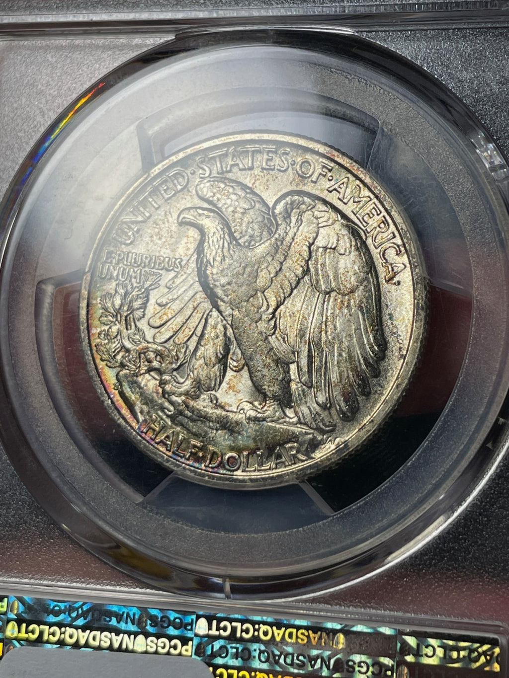 1945-S PCGS MS66+ Walking Liberty Half Dollar Toned High Grade