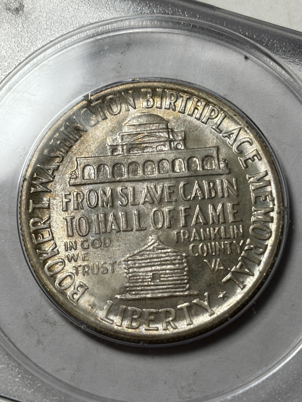 1946 PCGS MS63 GOLD CAC Booker T Washington Commemorative Rattler