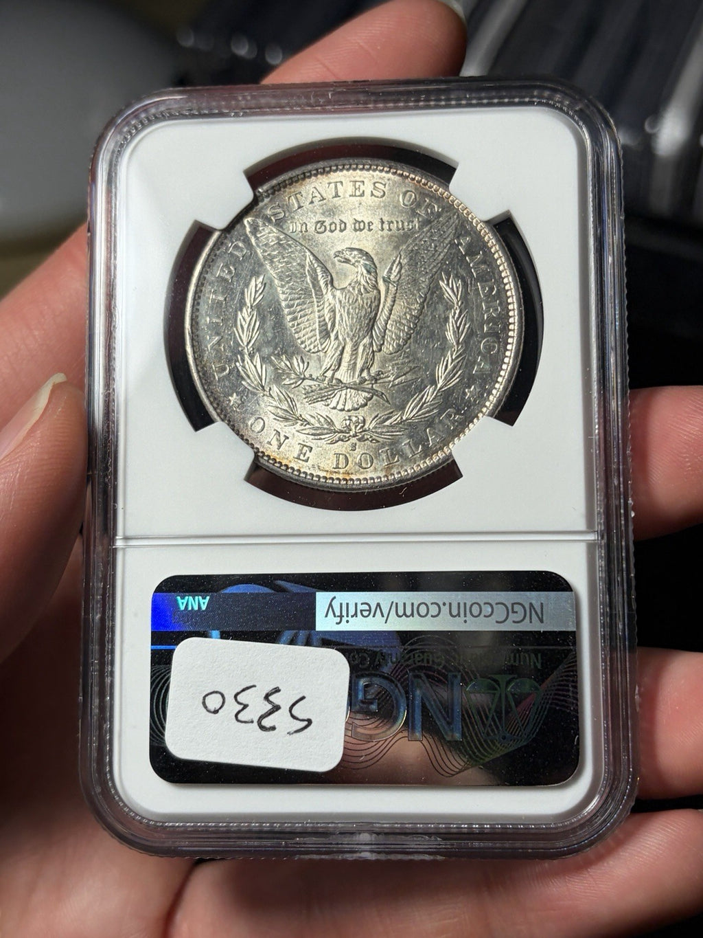 1891-S NGC MS61 Morgan Silver Dollar Tougher Date