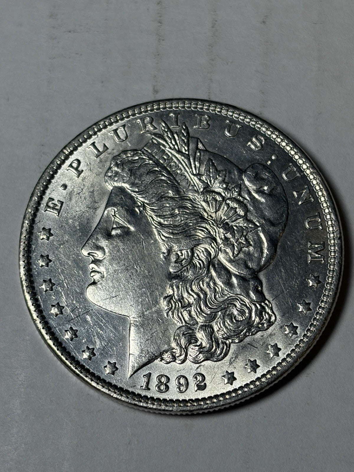 1892 Morgan Silver Dollar Details