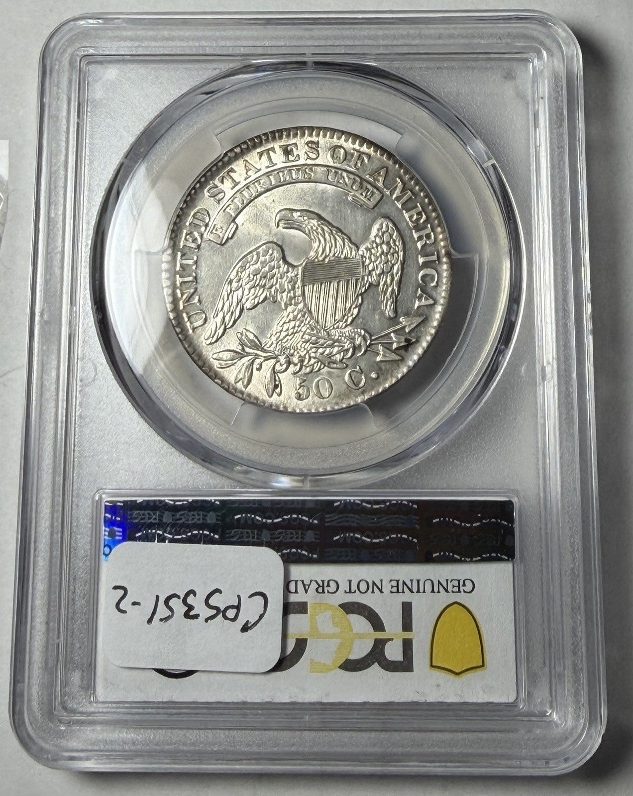 1832 PCGS Genuine Capped Bust Half Dollar O-103
