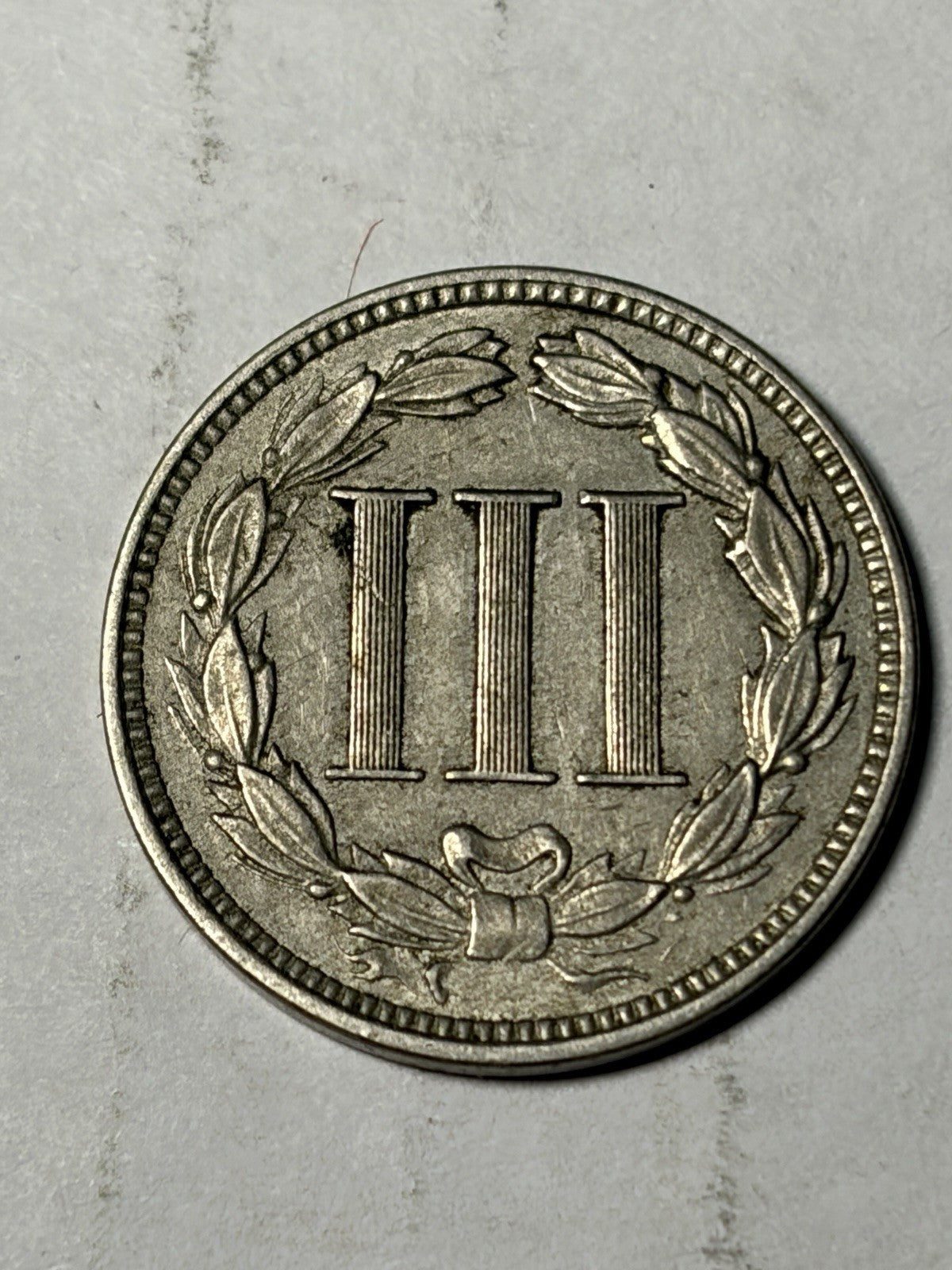 1880 Three Cent Nickel