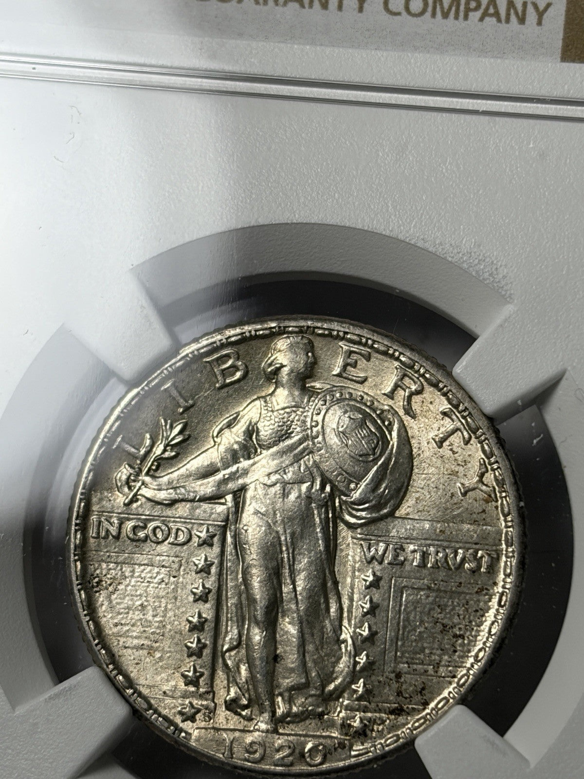 1920-S NGC AU58 Standing Liberty Quarter