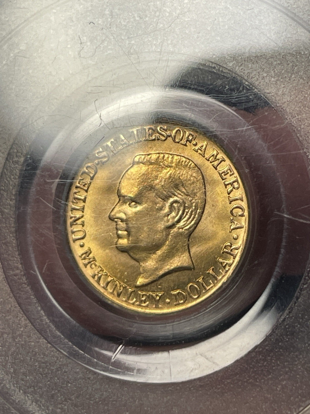 1917 PCGS MS66 McKinley Gold Commemorative Dollar Old Blue Holder
