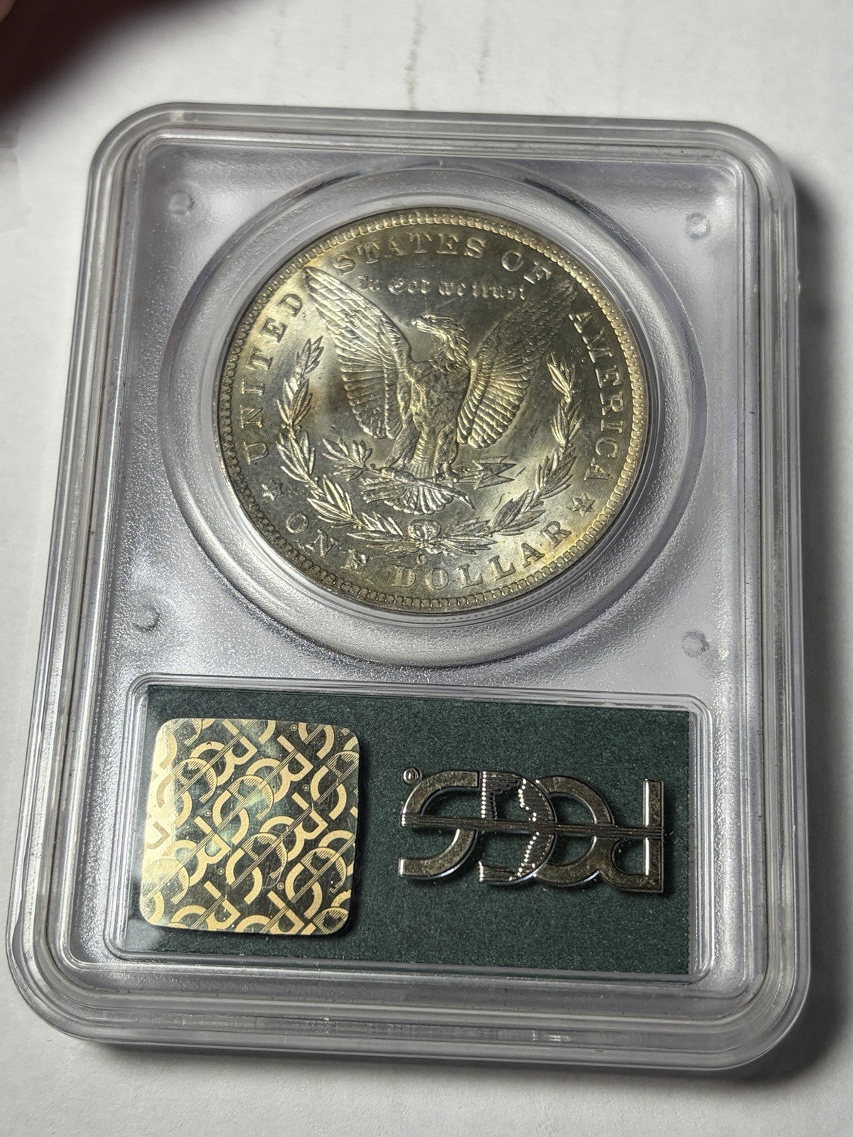 1884-O PCGS MS63 Morgan Silver Dollar OGH Holder TONED