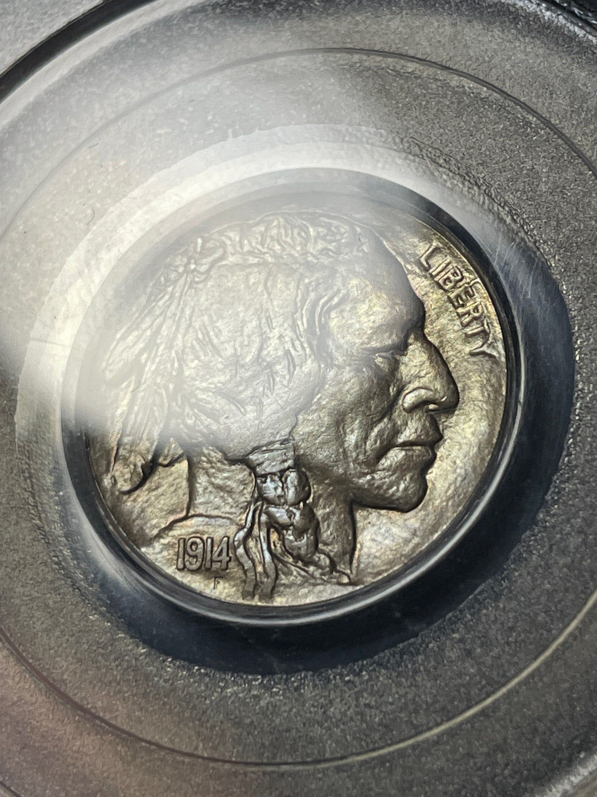 1914-S PCGS MS63 Buffalo Nickel Toned