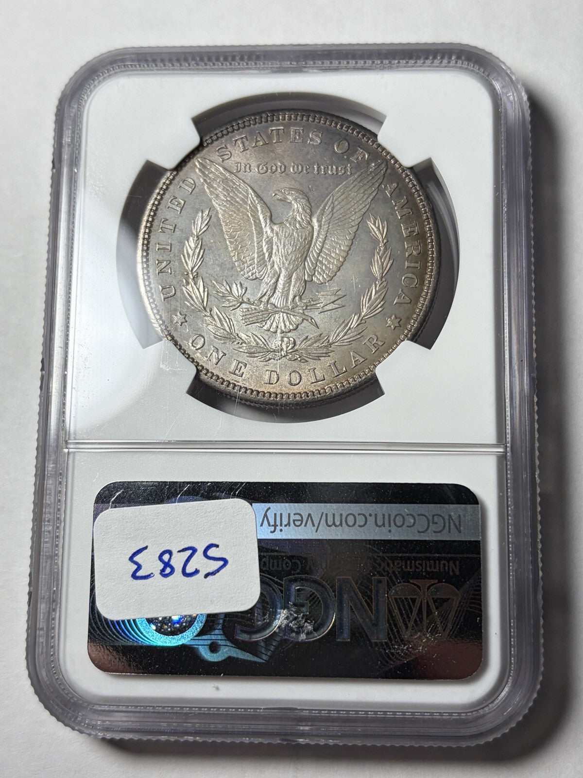 1899 NGC MS64 CAC Morgan Silver Dollar Toned
