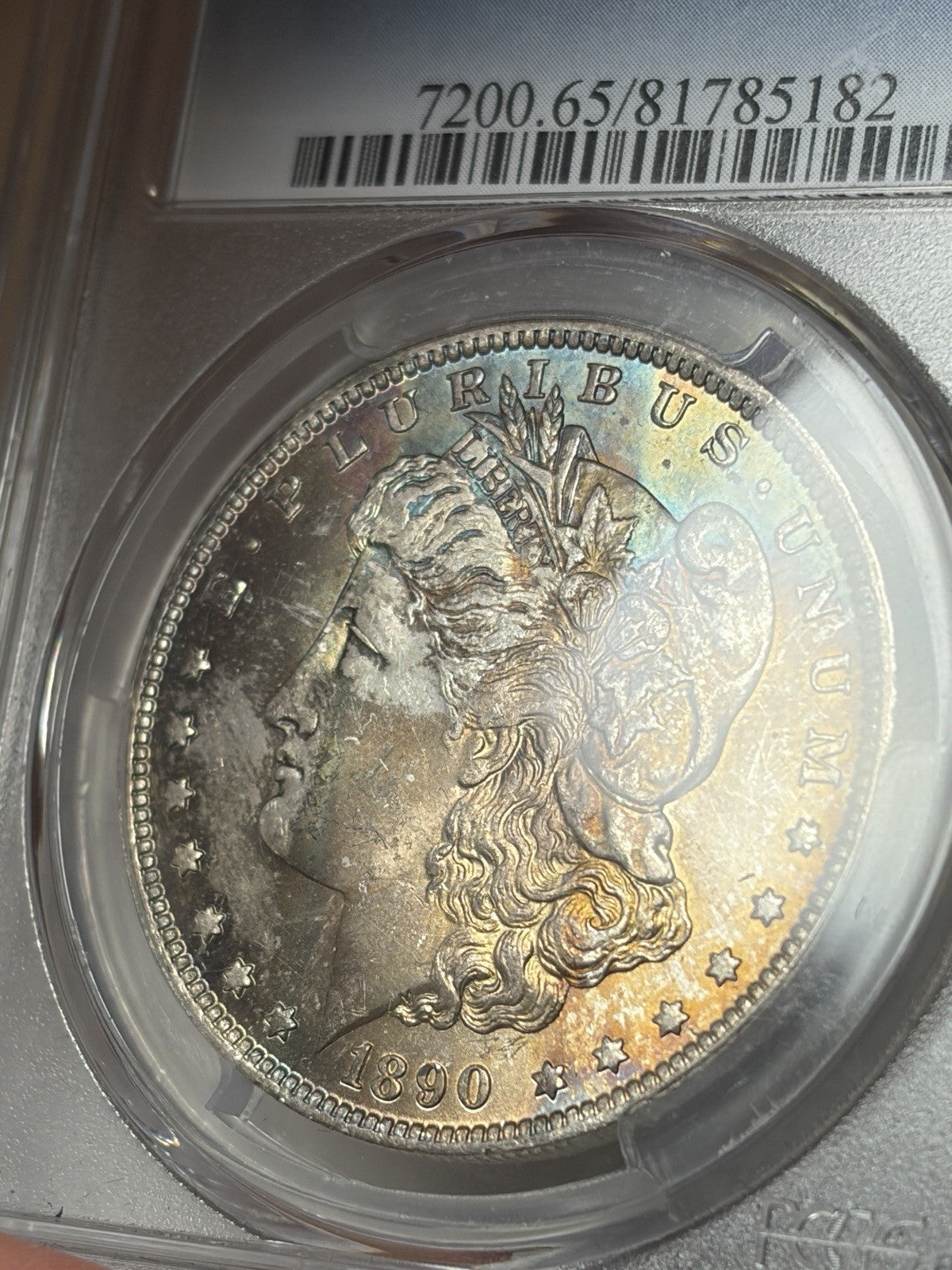 1890-O PCGS MS65 Morgan Silver Dollar Toned