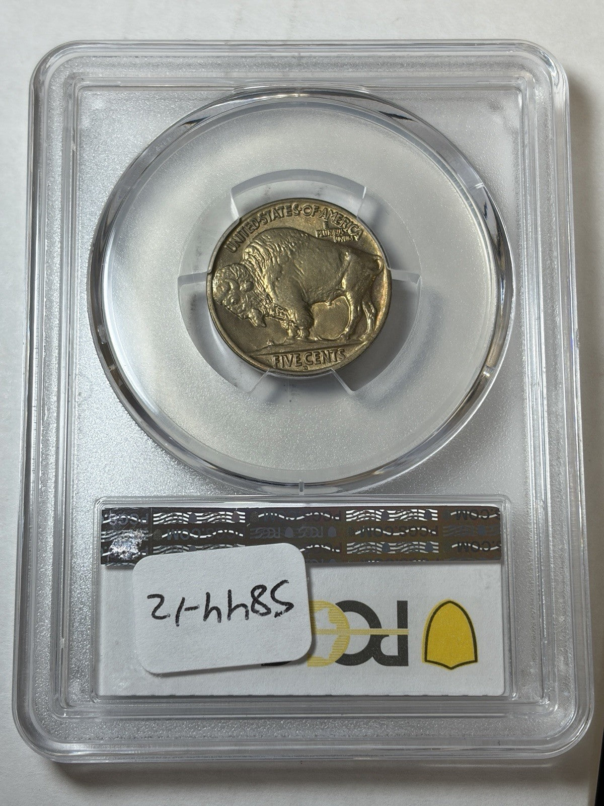 1917-D PCGS MS64 Buffalo Nickel Toned