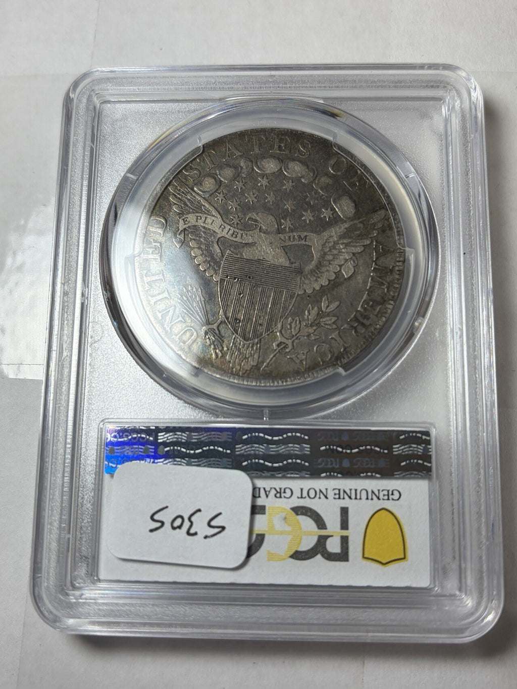 1798 PCGS VF Details Draped Bust Silver Dollar Toned