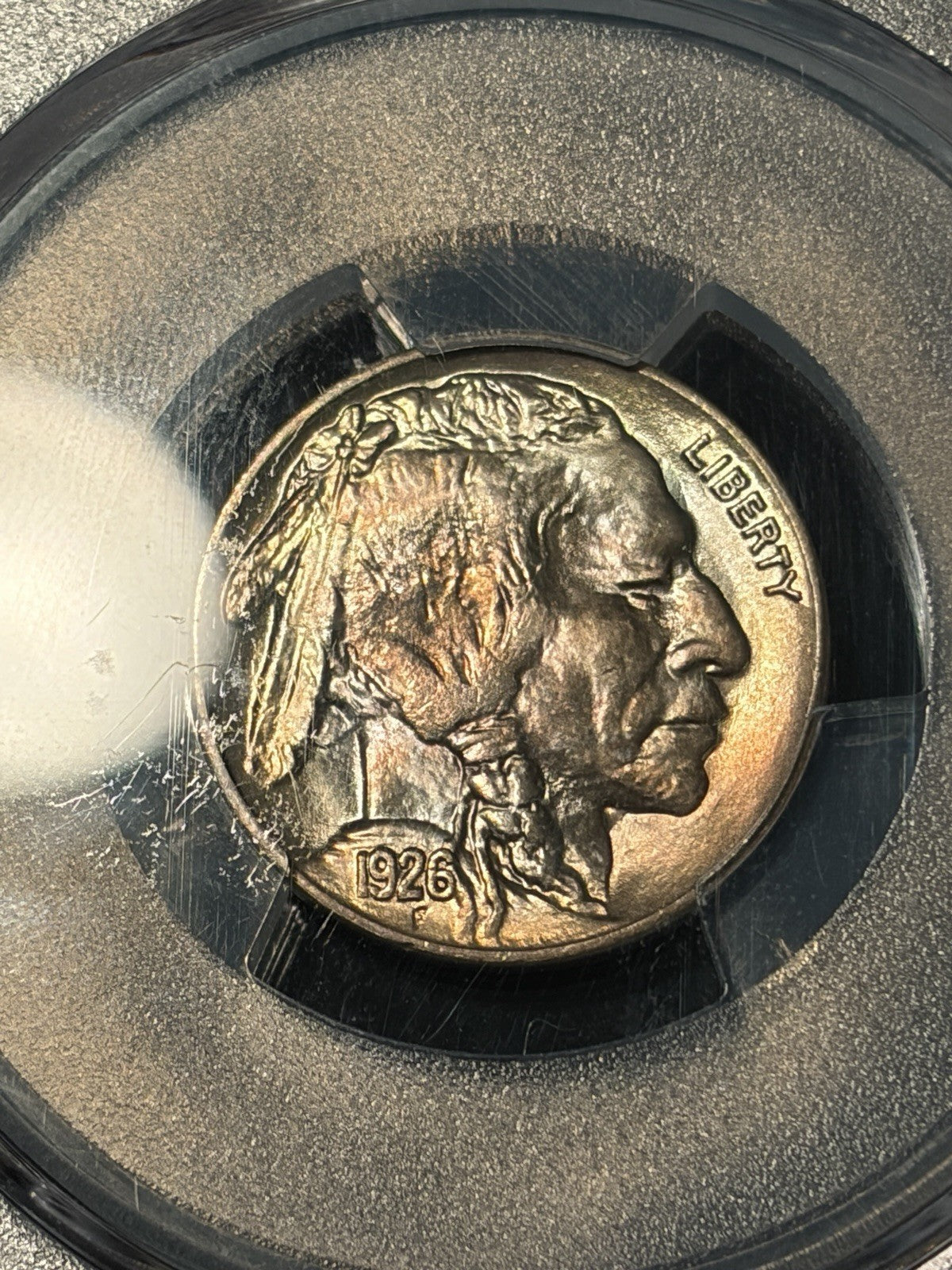 1926 PCGS MS67+ Buffalo Nickel Toned Registry Grade