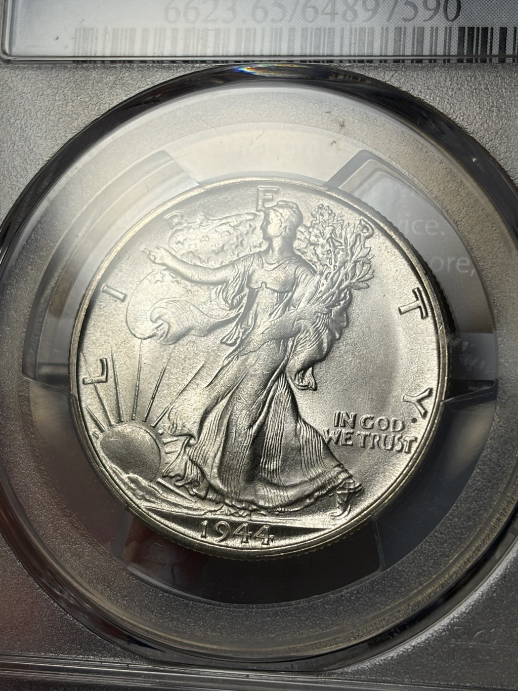 1944-S PCGS MS65 GOLD CAC Walking Liberty Half Dollar