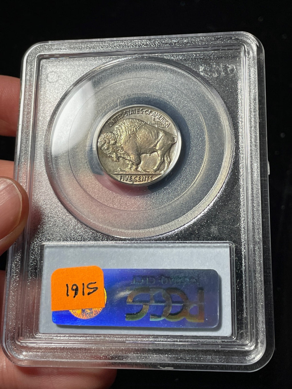 1914-S PCGS MS63 Buffalo Nickel Toned
