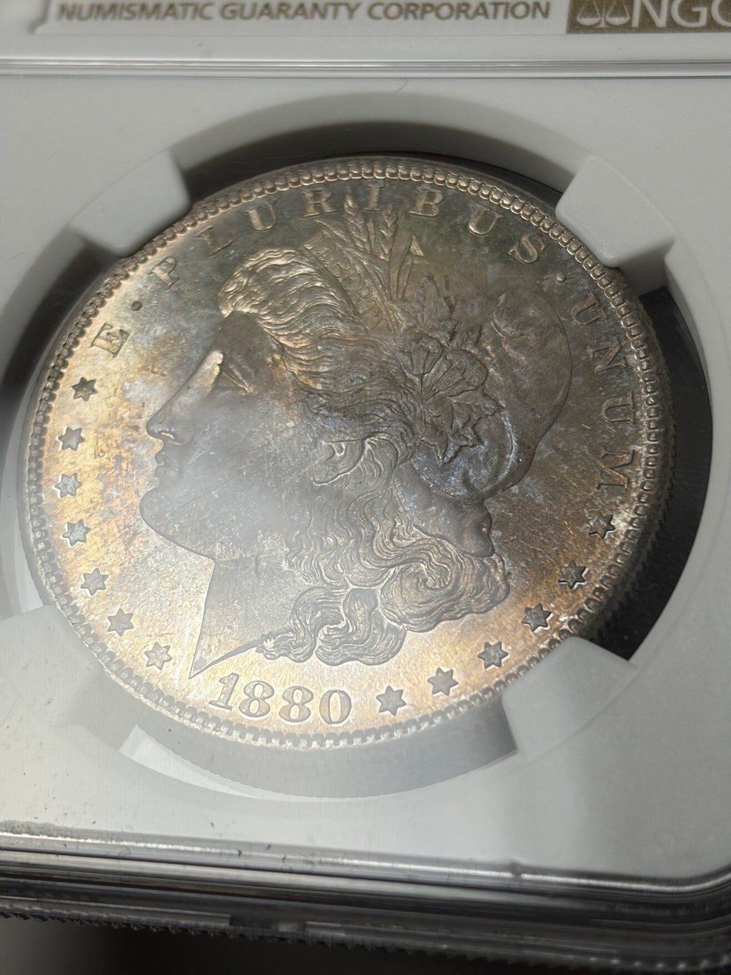 1880-S NGC MS66 Morgan Silver Dollar Toned