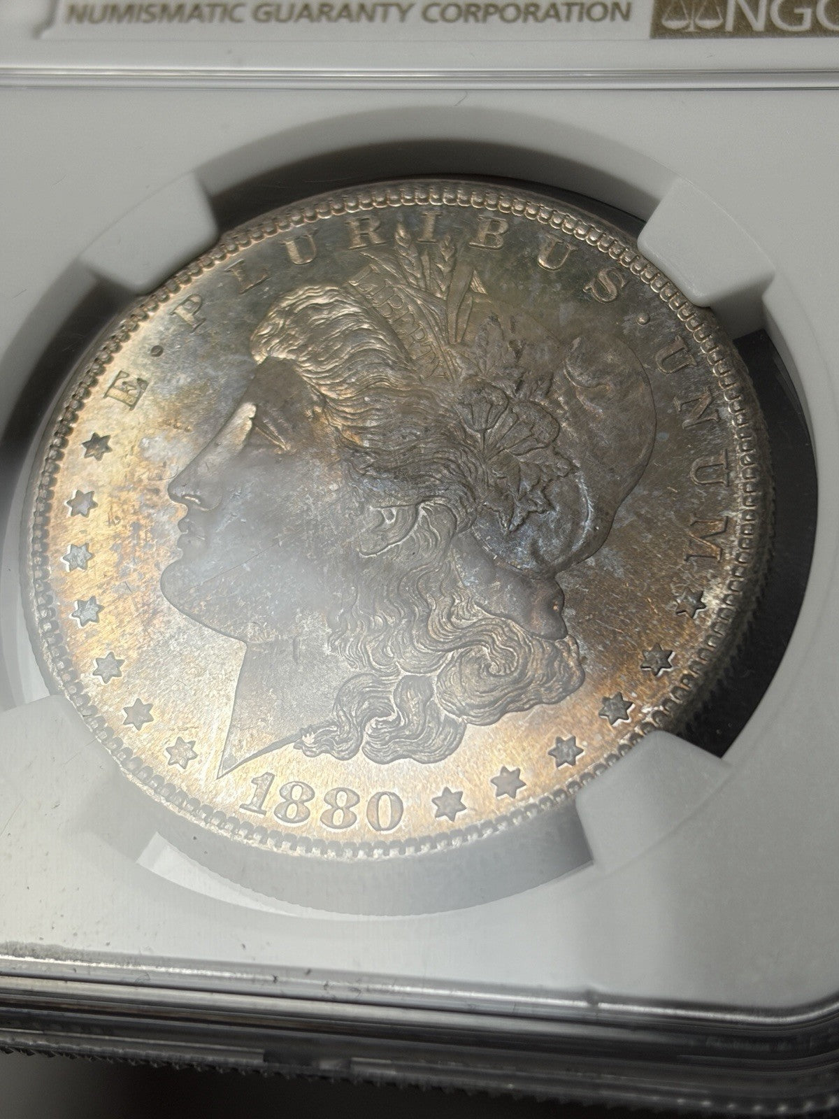 1880-S NGC MS66 Morgan Silver Dollar Toned