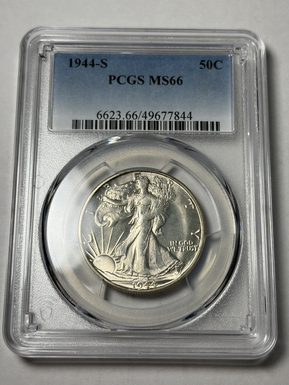 1944-S PCGS MS66 Walking Liberty Half Dollar