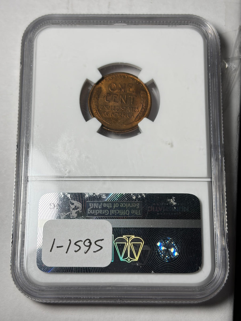 1909 NGC MS65 RB Lincoln Wheat Cent