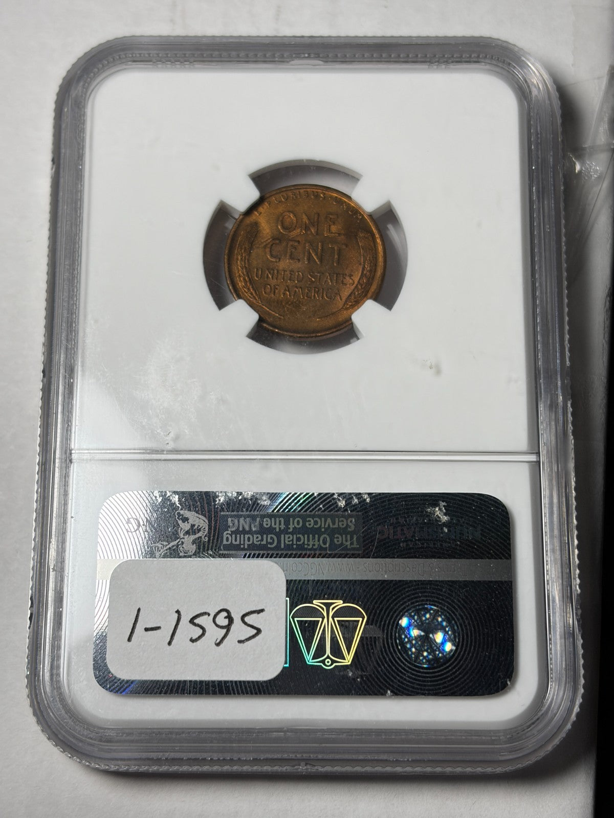 1909 NGC MS65 RB Lincoln Wheat Cent