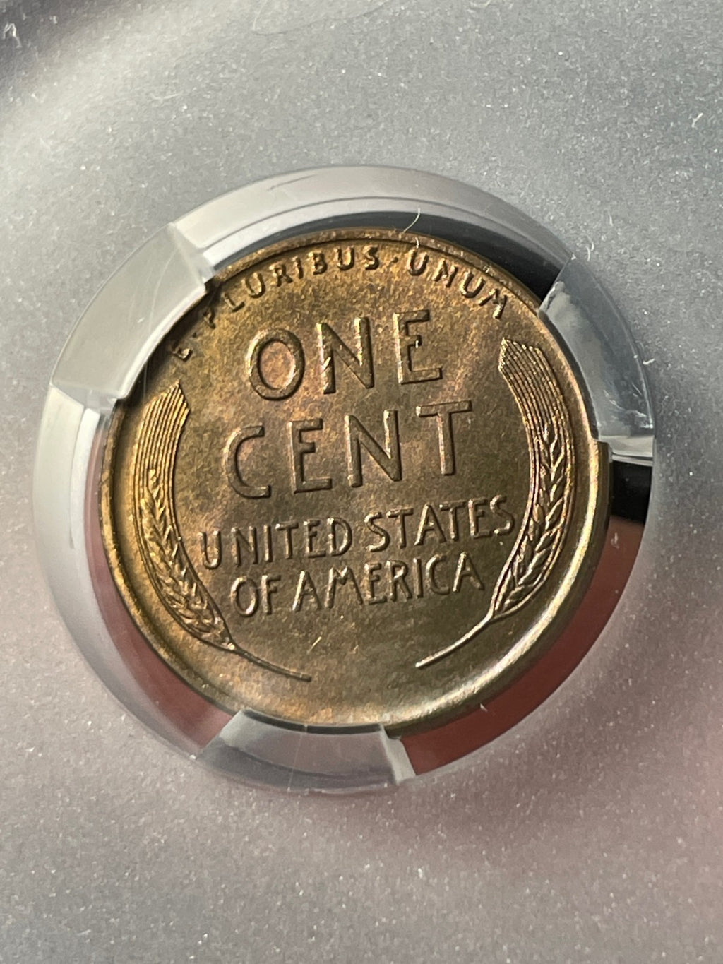 1918-D CACG MS64 RB Lincoln Wheat Cent Red Brown