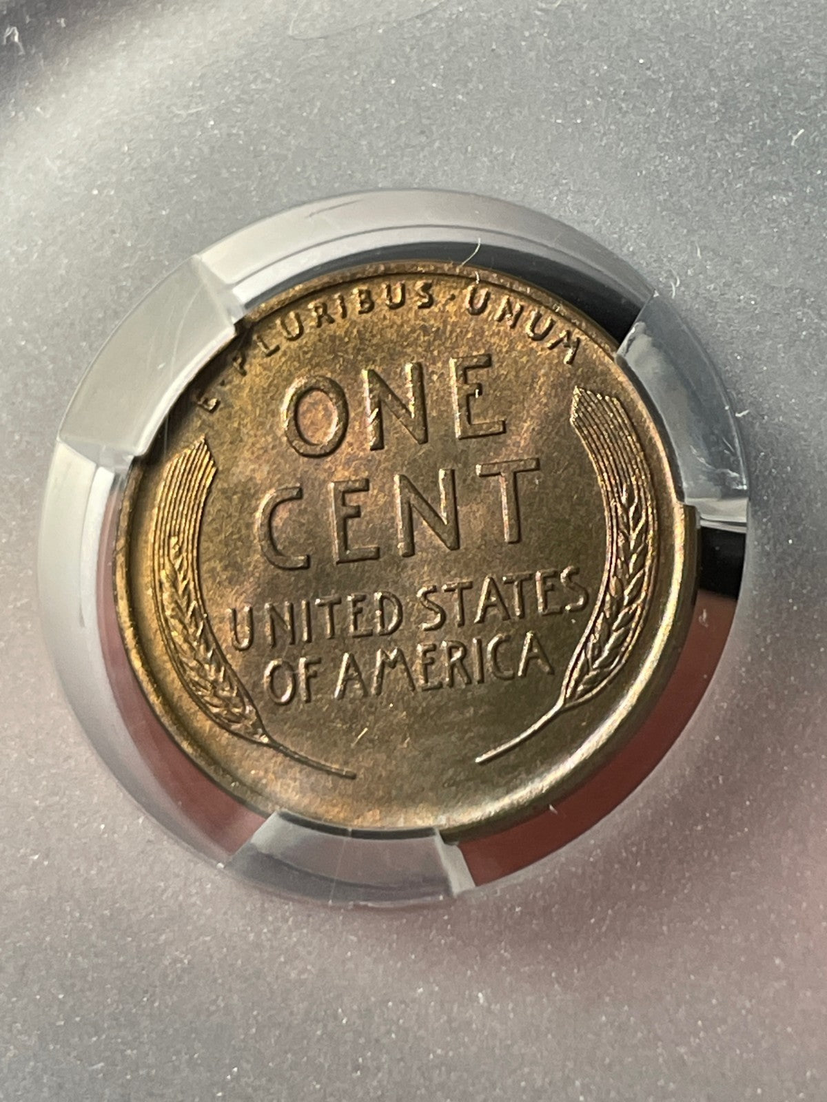 1918-D CACG MS64 RB Lincoln Wheat Cent Red Brown