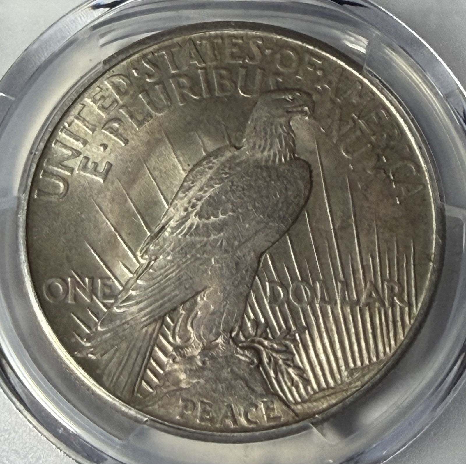 1921 PCGS MS 62 Peace Dollar High Relief