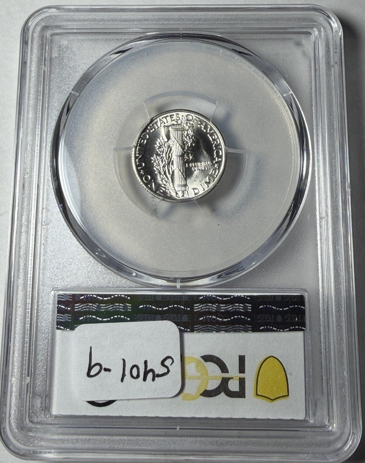 1937-S PCGS MS66 Mercury Dime