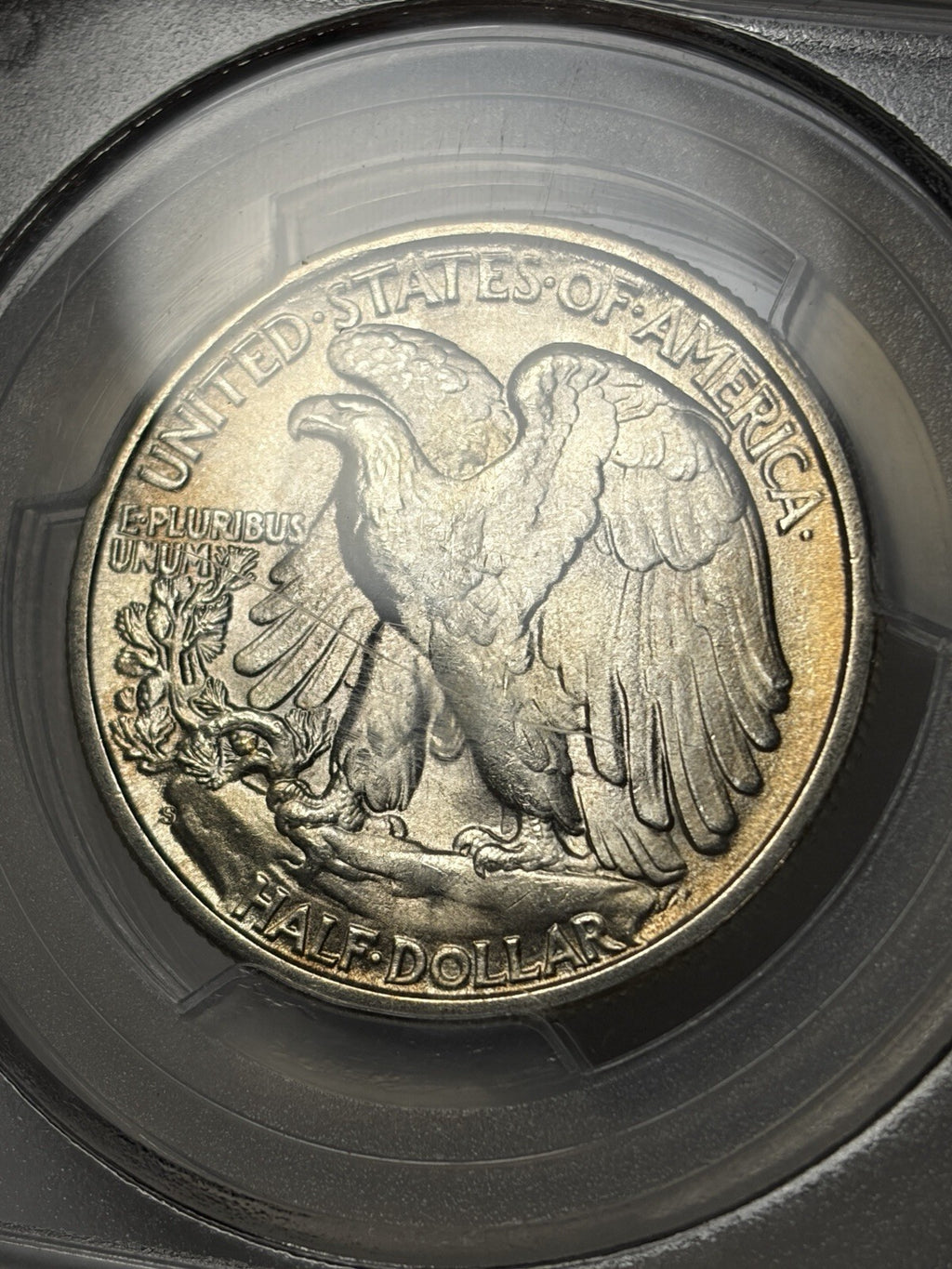 1945-S PCGS MS64 Walking Liberty Half Dollar Toned
