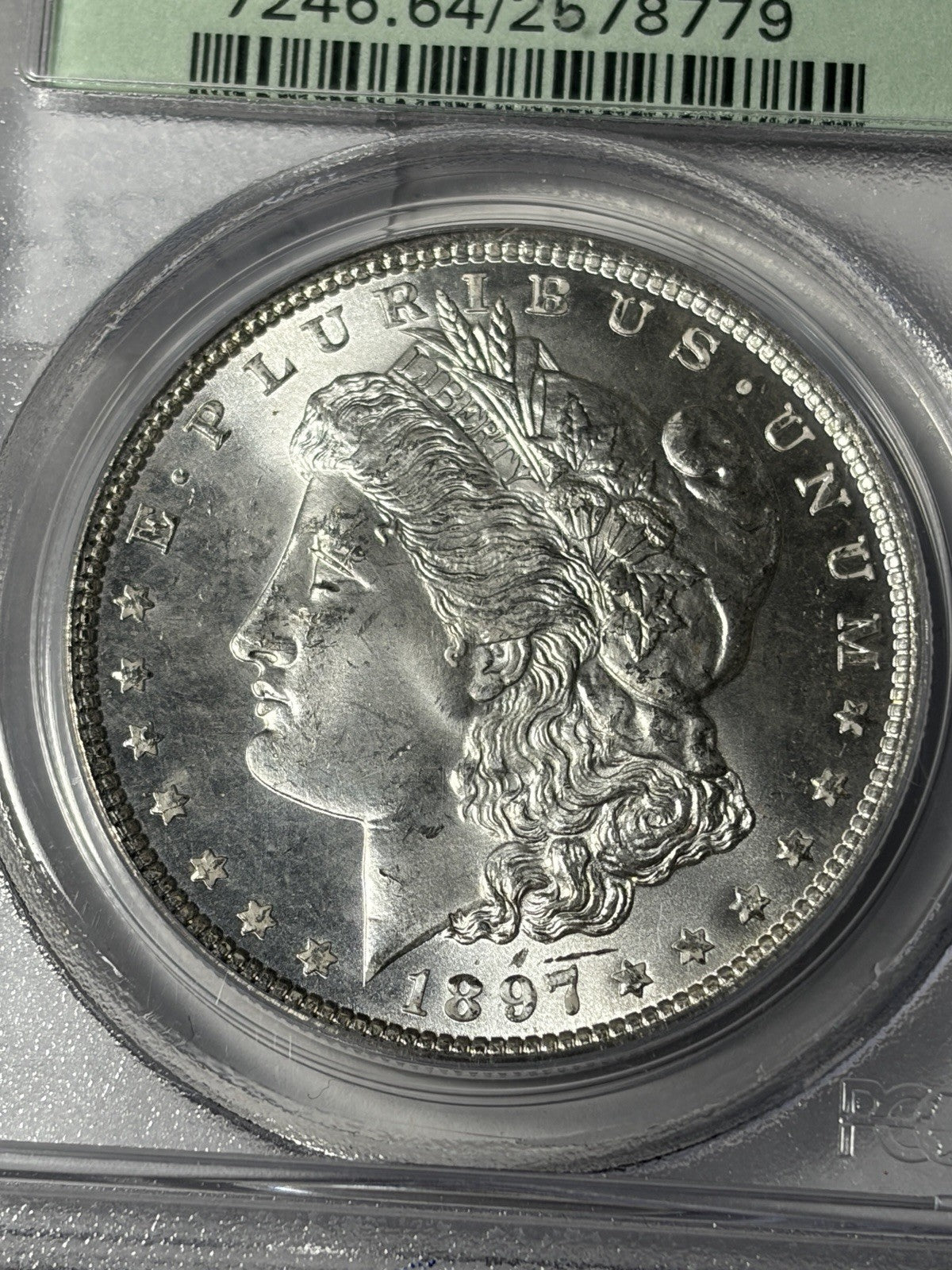 1897 PCGS MS64 Morgan Silver Dollar OGH Old Holder
