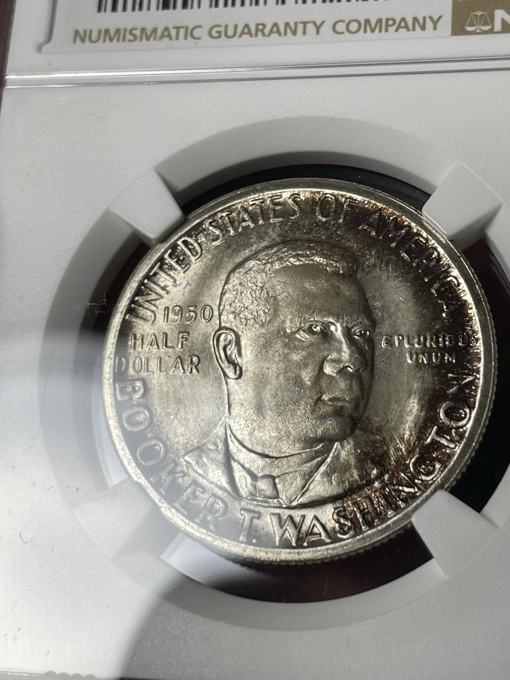 1950-S NGC MS67 Booker T Washington BTW Commemorative Half Dollar