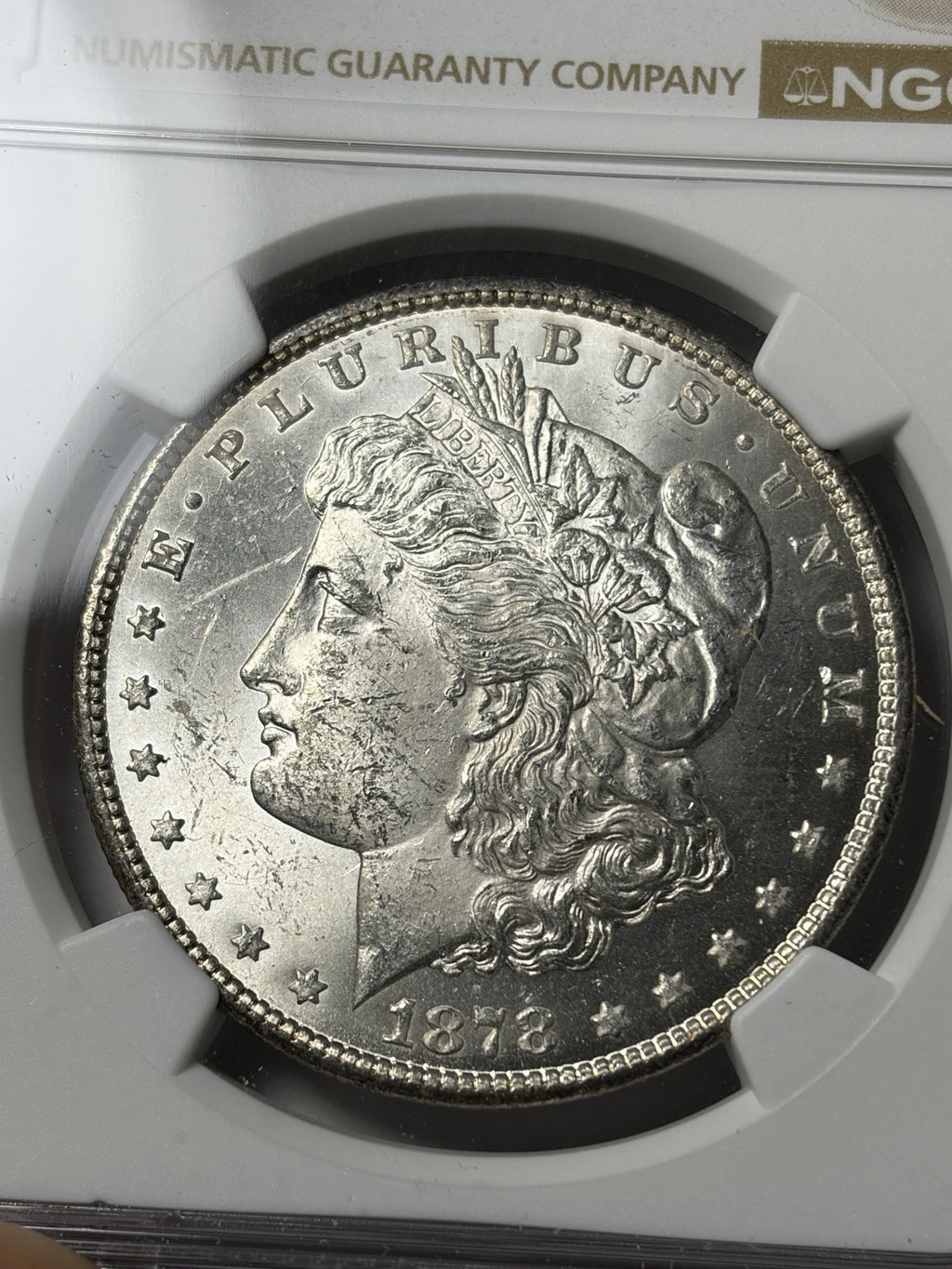 1878-CC NGC MS62 Morgan Silver Dollar