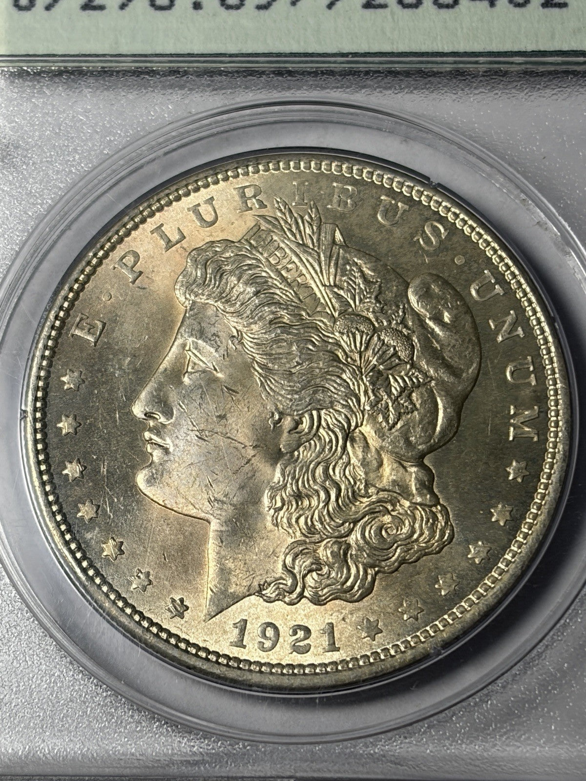 1921 PCGS MS63 Morgan Silver Dollar Rattler