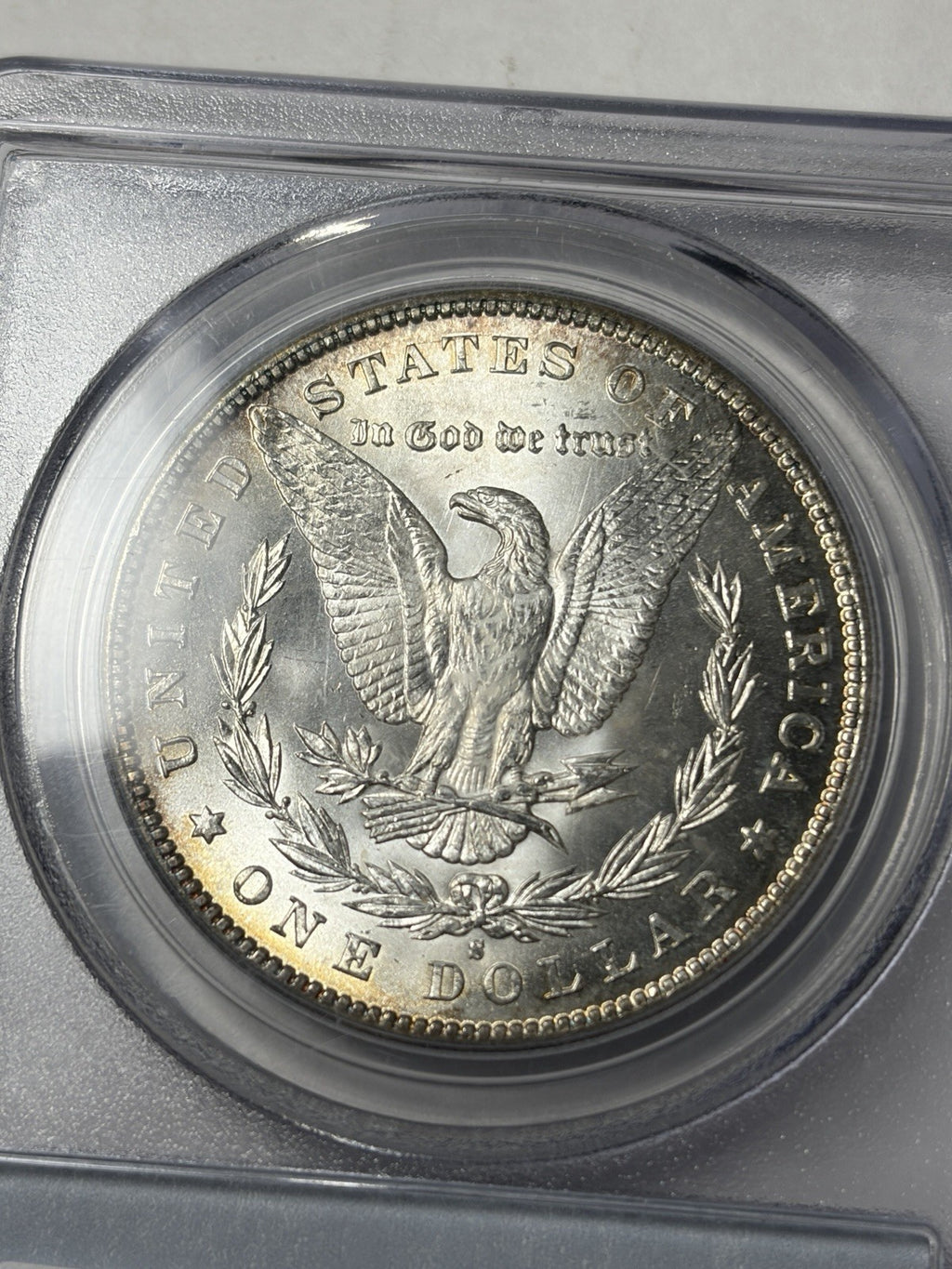 1889-S PCGS MS62 Morgan Silver Dollar