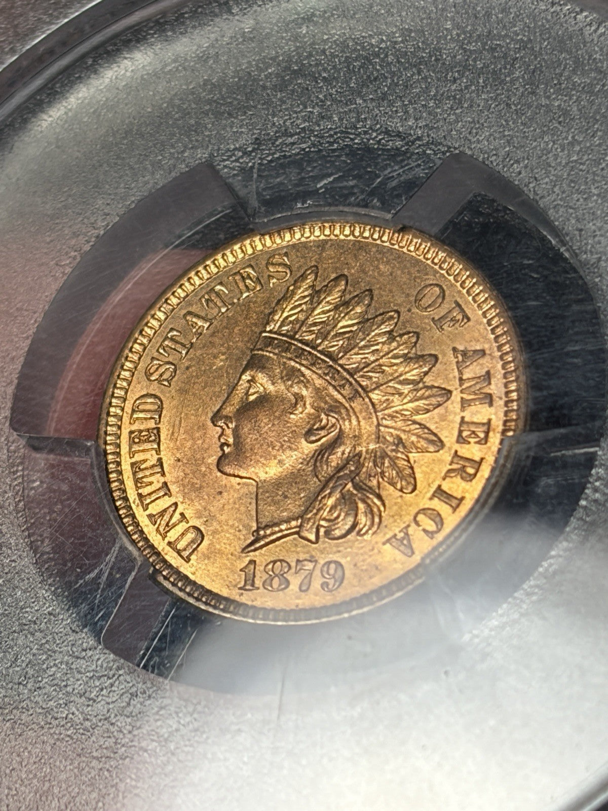 1879 PCGS MS64 RD Indian Head Cent