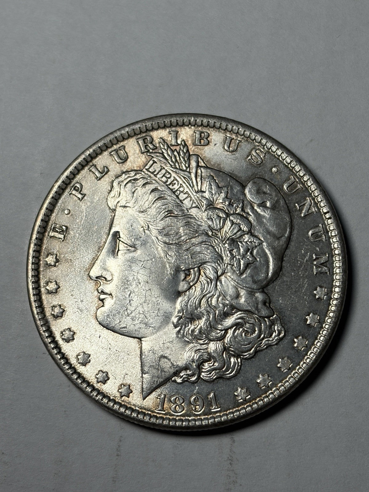 1891 Morgan Silver Dollar Uncirculated