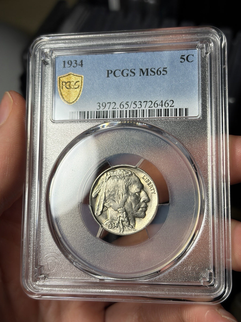 1934 PCGS MS65 Buffalo Nickel