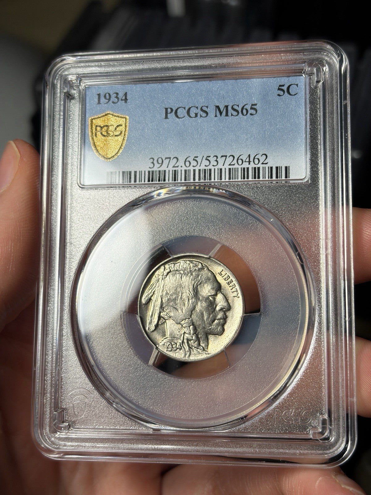 1934 PCGS MS65 Buffalo Nickel