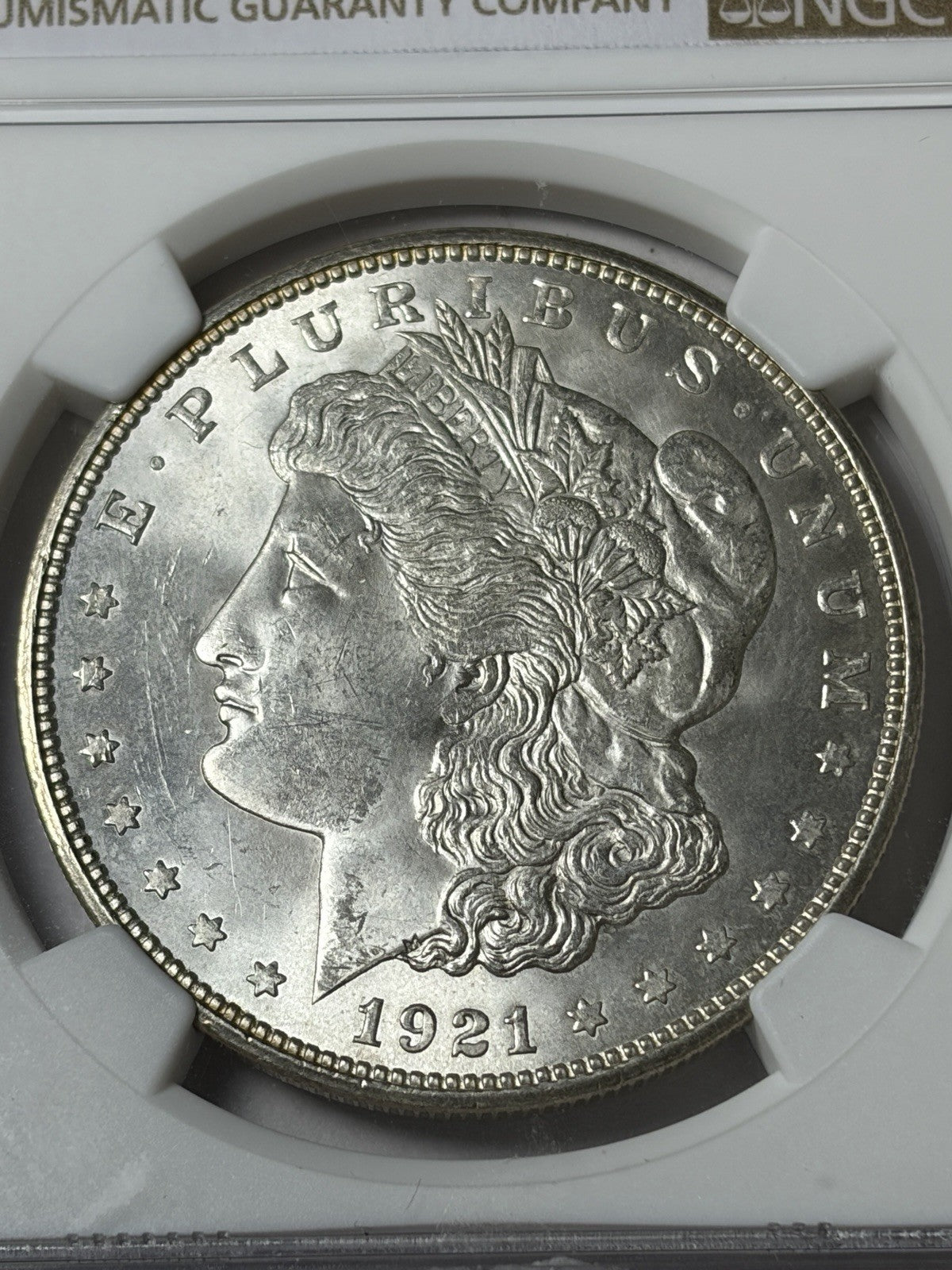 1921-D NGC MS64 Morgan Silver Dollar