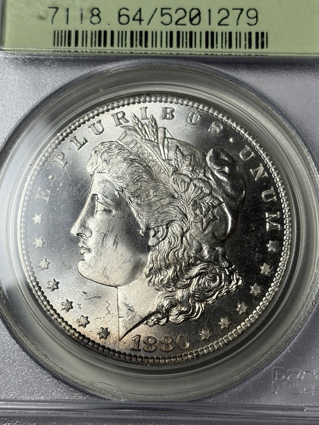 1880-S PCGS MS64 Morgan Silver Dollar OGH