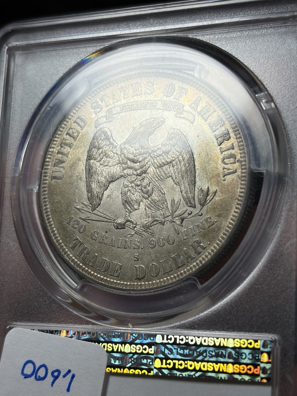 1878-S PCGS MS62 Trade Silver Dollar Original Look