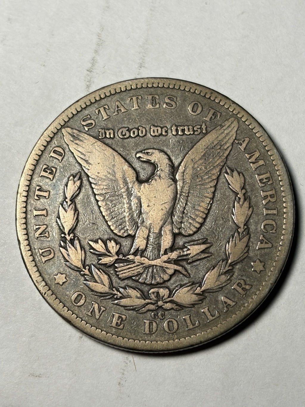 1879-CC Capped Die Morgan Silver Dollar