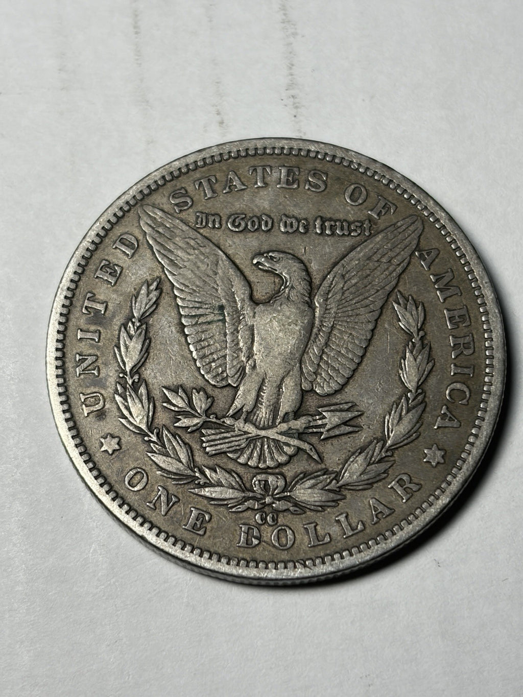 1892-CC Morgan Silver Dollar