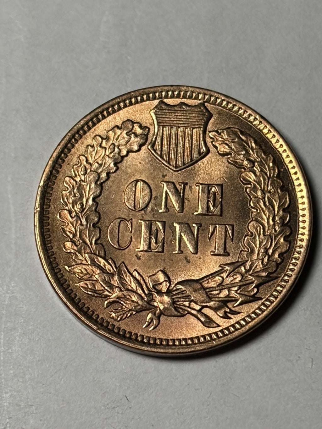 1902 Indian Head Cent Uncirculated Red
