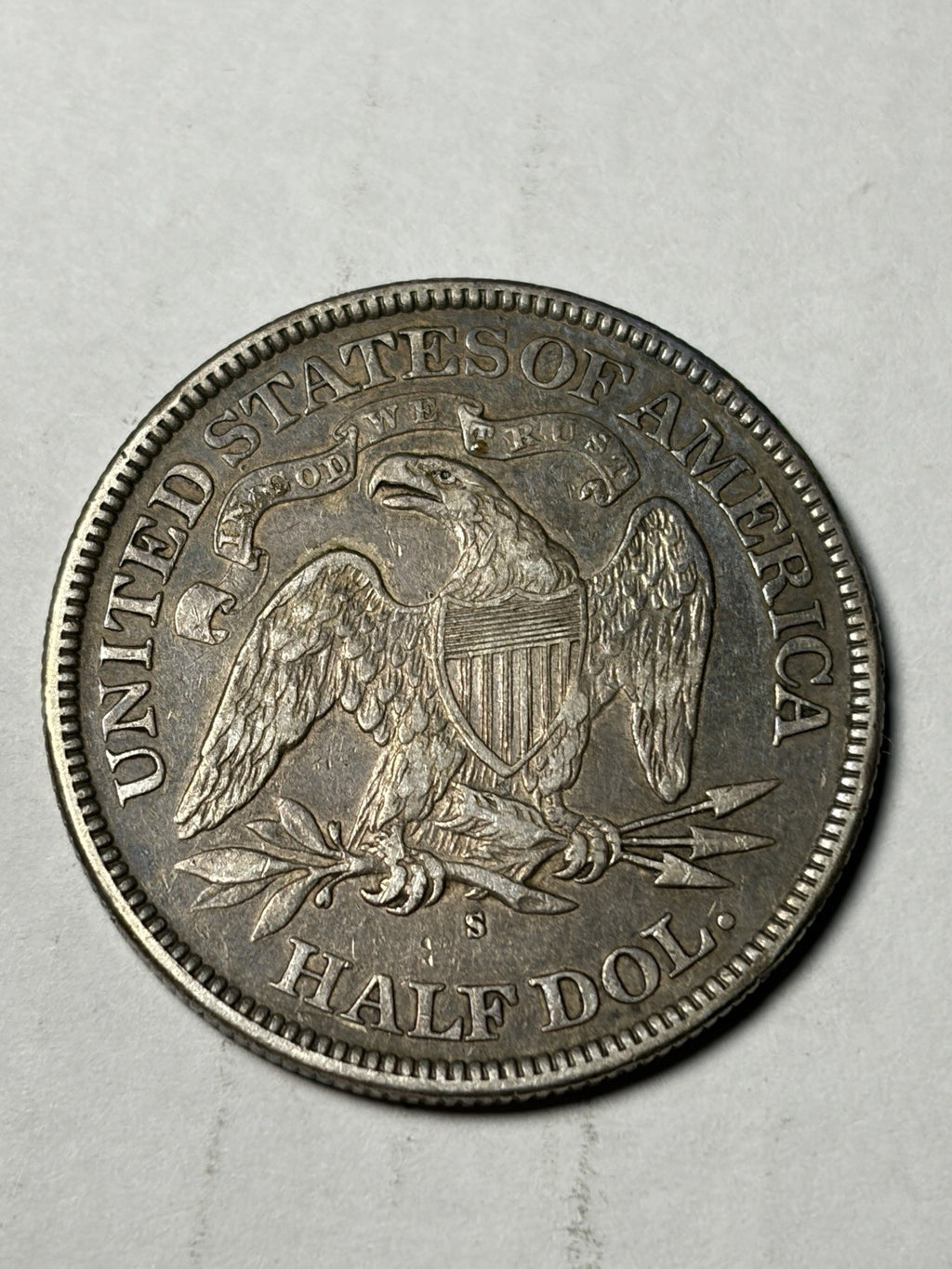 1876-S Seated Liberty Half Dollar Details