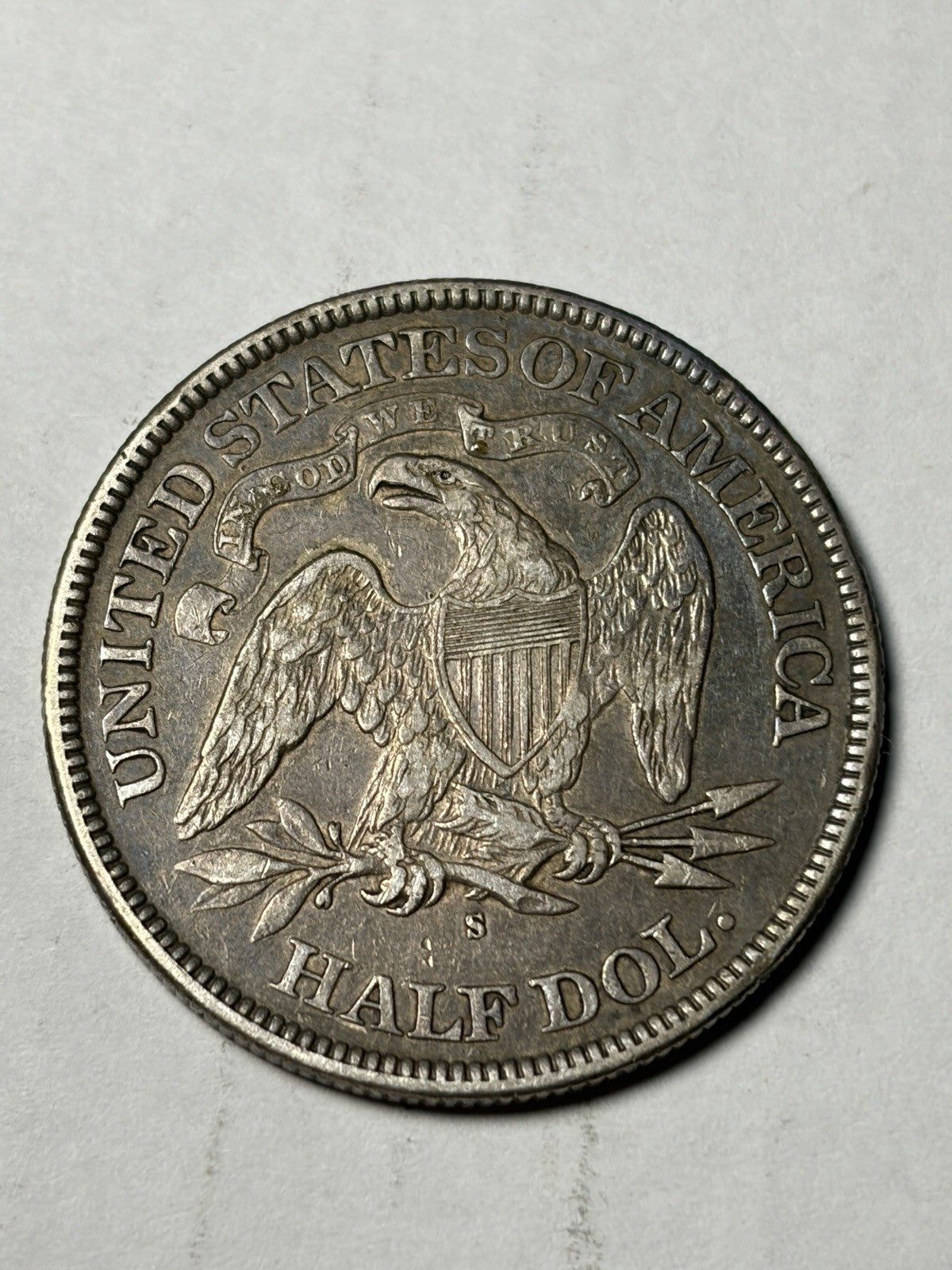 1876-S Seated Liberty Half Dollar Details