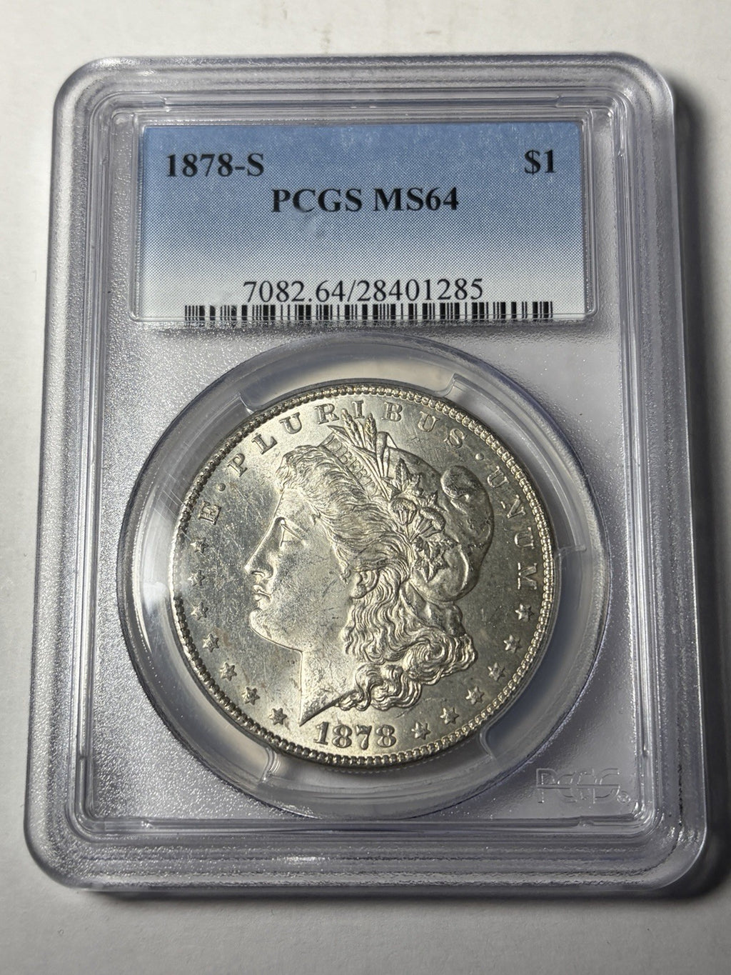 1878-S PCGS MS64 Morgan Silver Dollar 