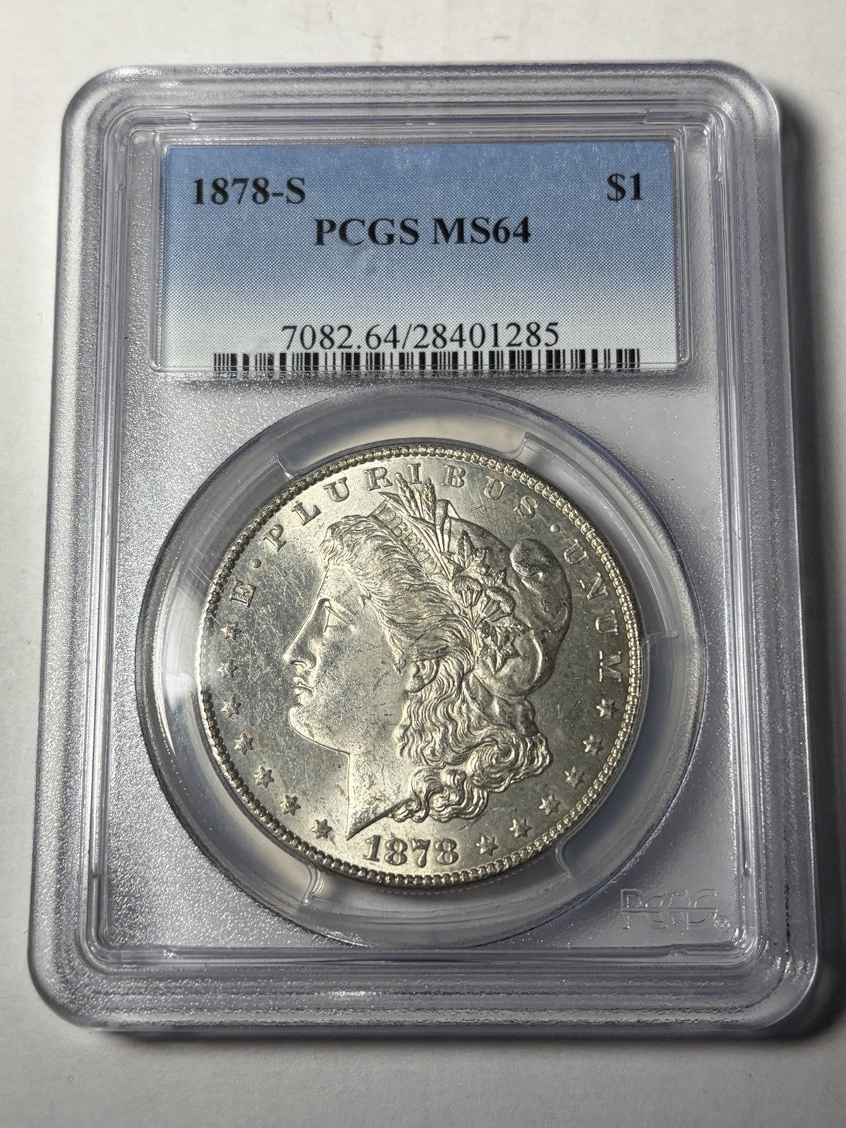 1878-S PCGS MS64 Morgan Silver Dollar 