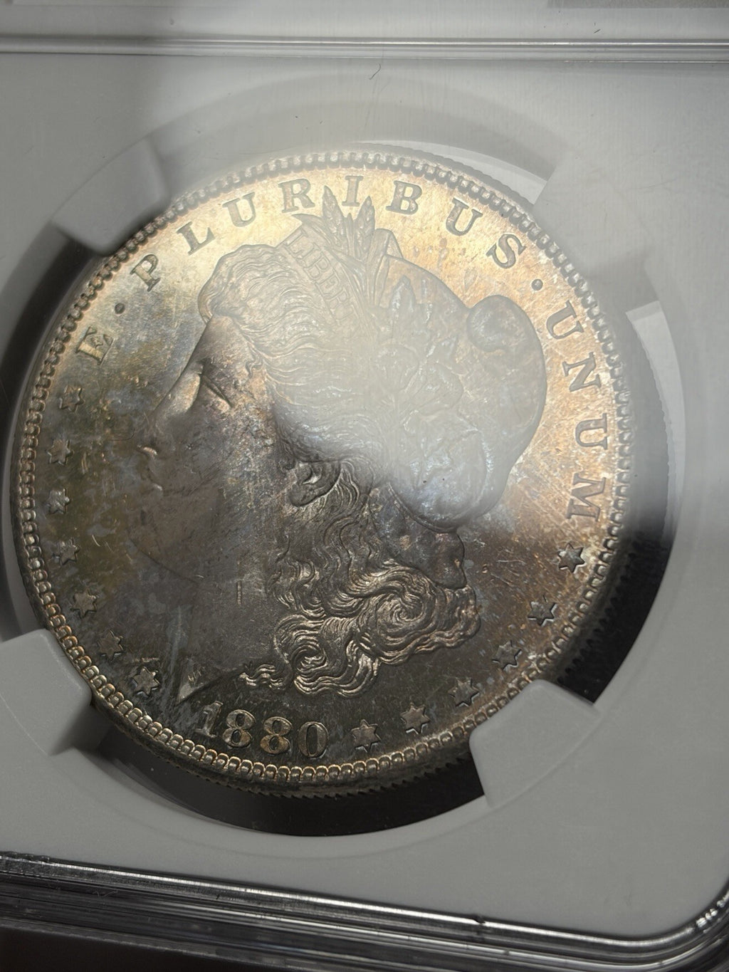 1880-S NGC MS66 Morgan Silver Dollar Toned